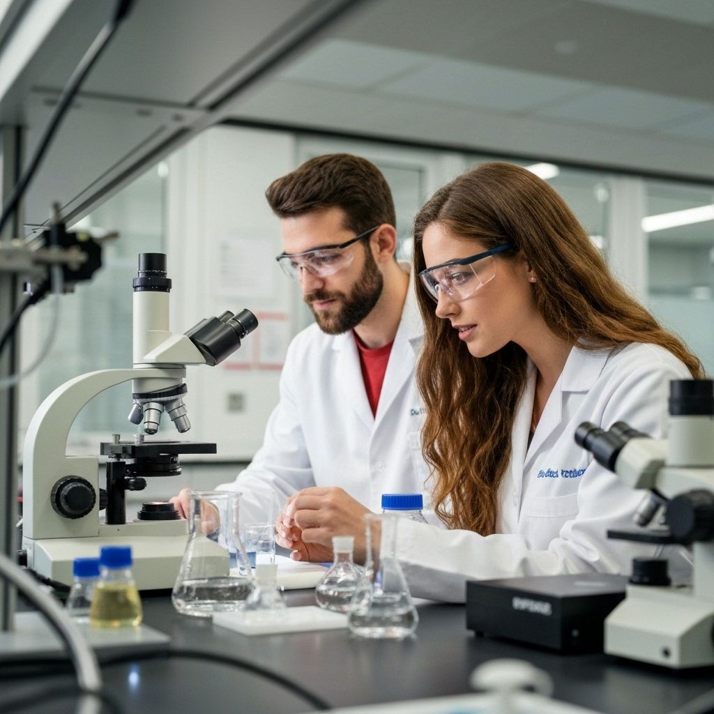 大学院生の研究風景